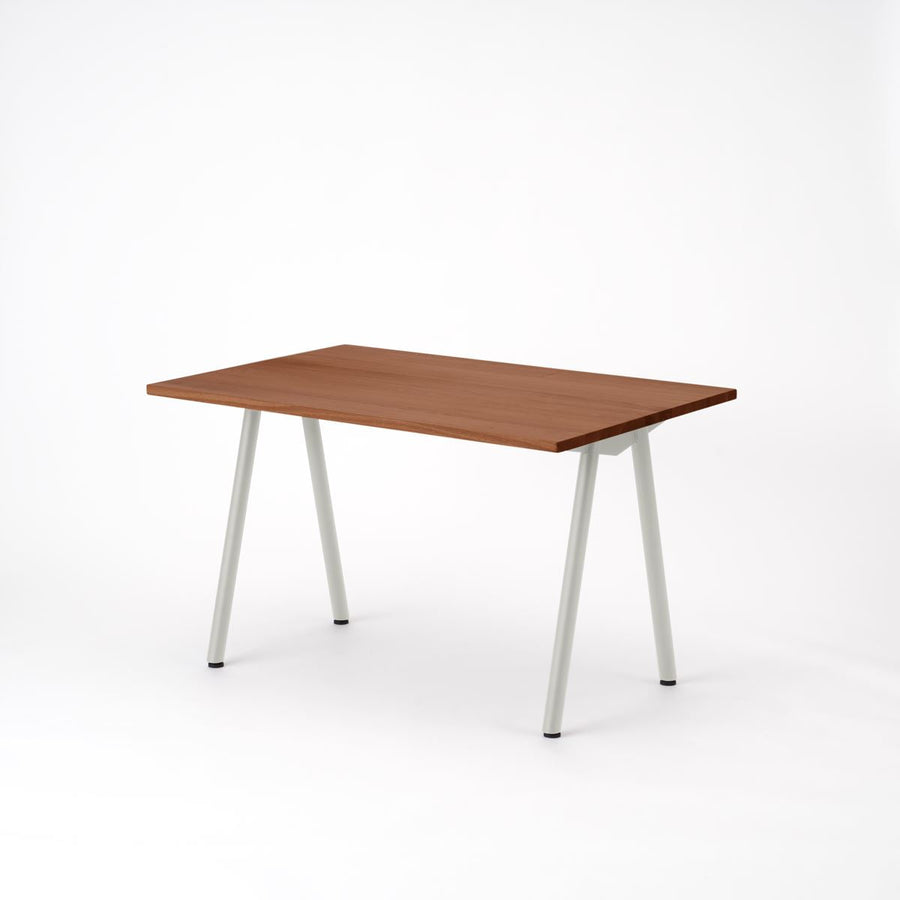 KUUM Table W1200×D800 アッシュ無垢材ブラウン 鉄脚 V