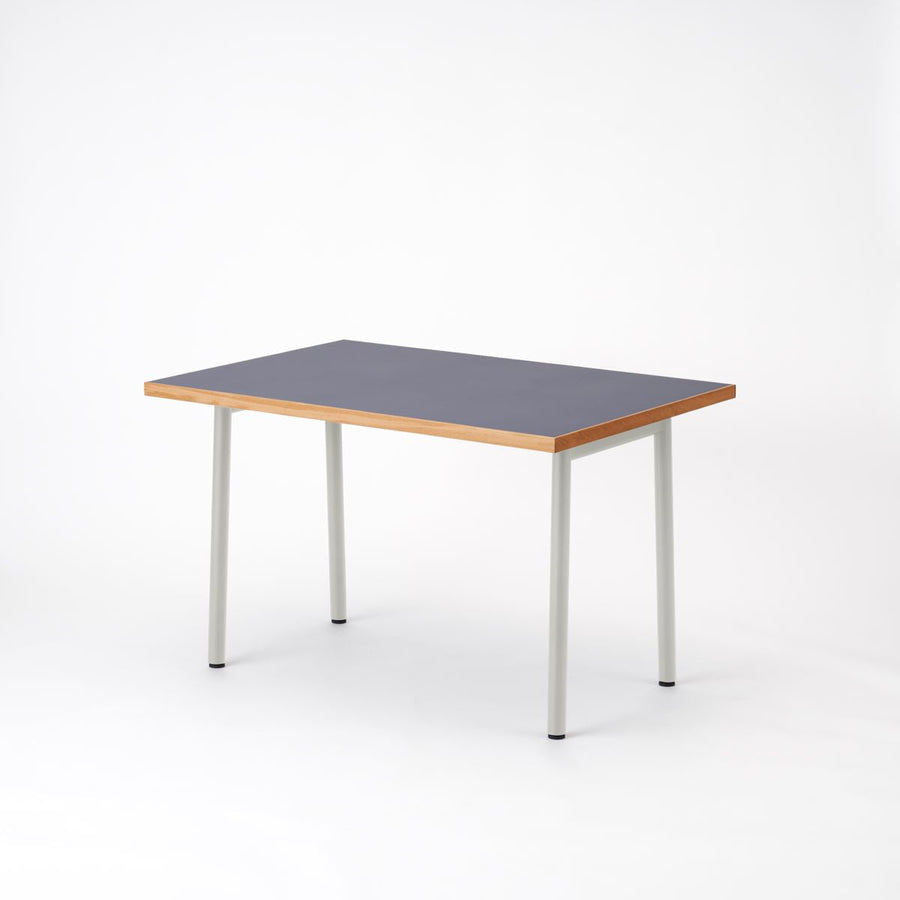 KUUM Table W1200×D800 メラミンネイビー 鉄脚 U