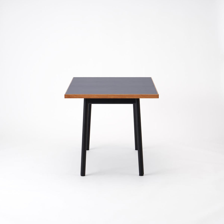 KUUM Table W1200×D800 メラミンネイビー 鉄脚 U