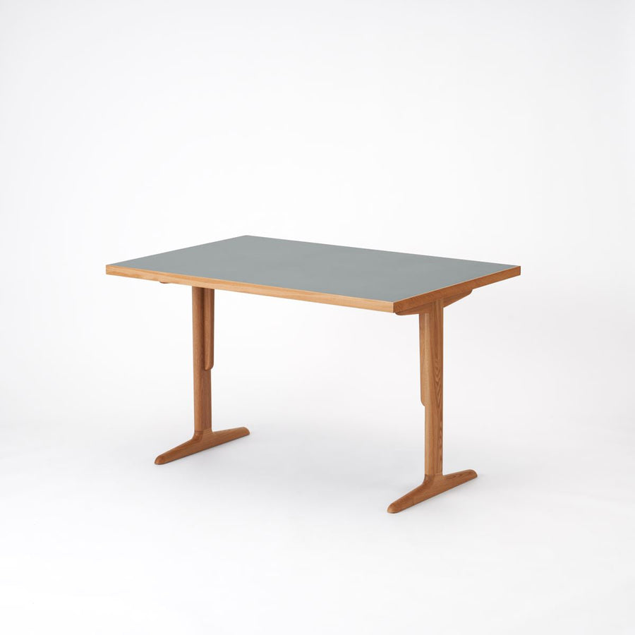 KUUM Table W1200×D800 メラミングレー 木脚 T