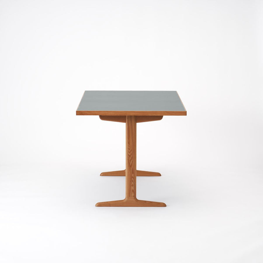KUUM Table W1200×D800 メラミングレー 木脚 T