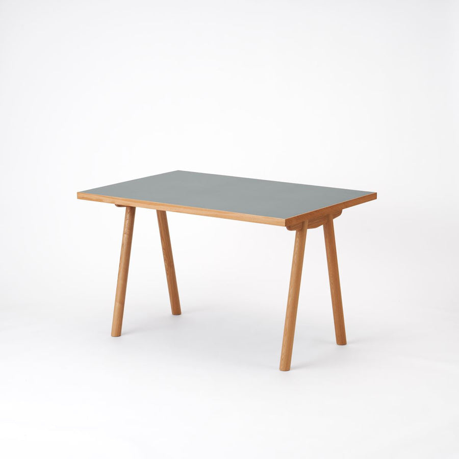 KUUM Table W1200×D800 メラミングレー 木脚 T