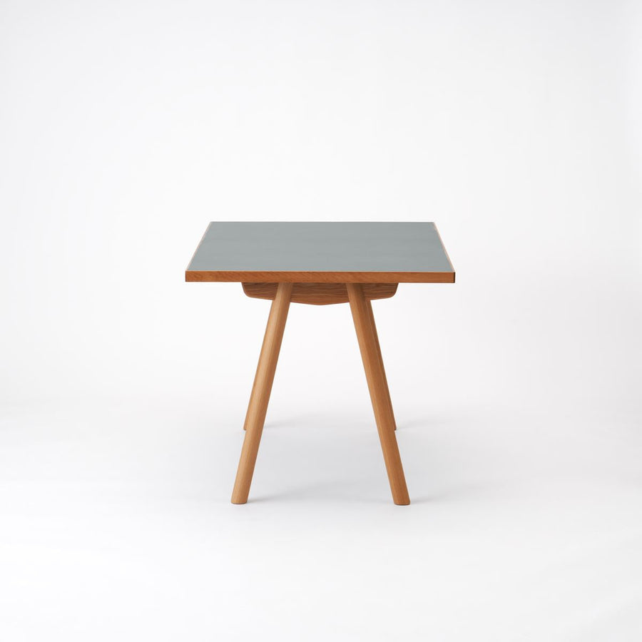 KUUM Table W1200×D800 メラミングレー 木脚 T