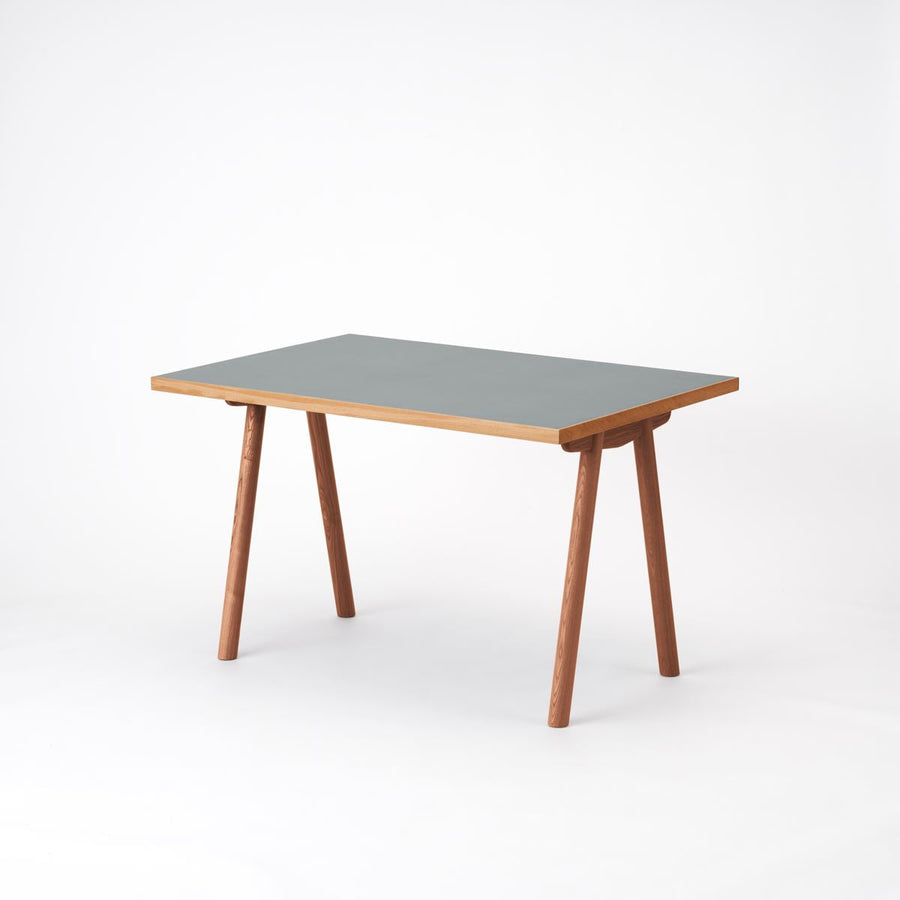 KUUM Table W1200×D800 メラミングレー 木脚 T