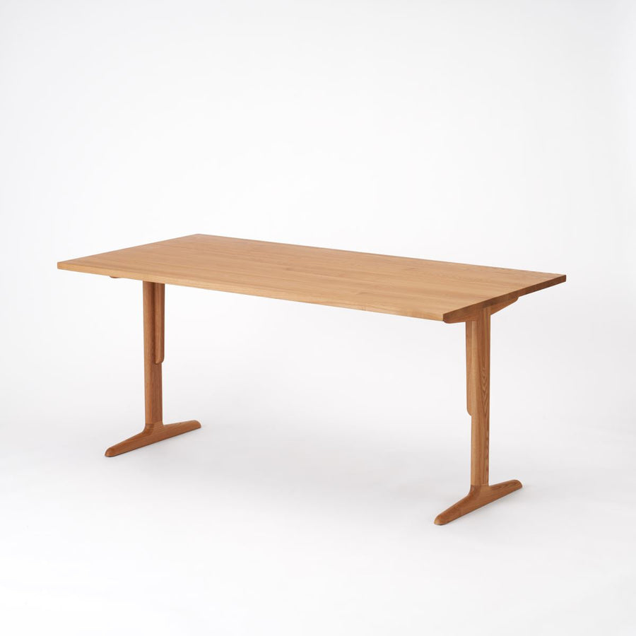 KUUM Table W1600×D800 アッシュ無垢材ナチュラル 木脚 T