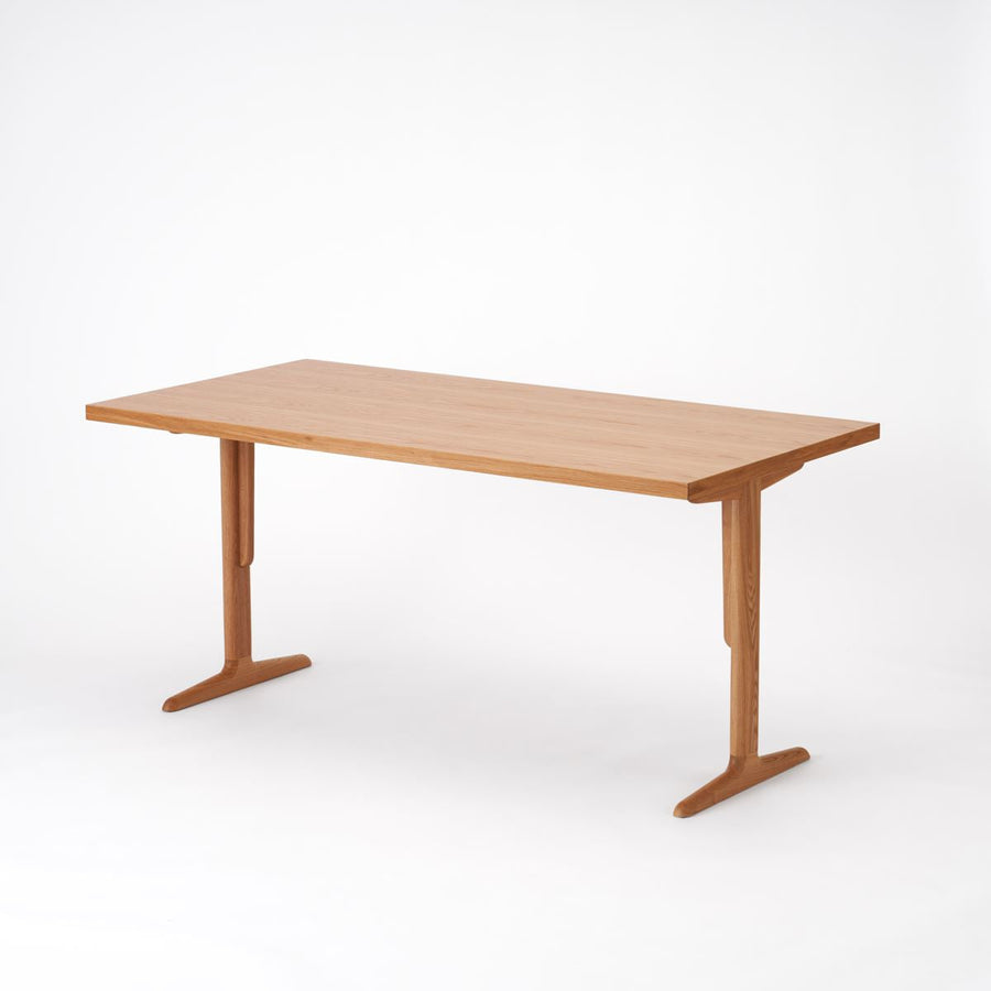 KUUM Table W1600×D800 オーク突板ナチュラル 木脚 T
