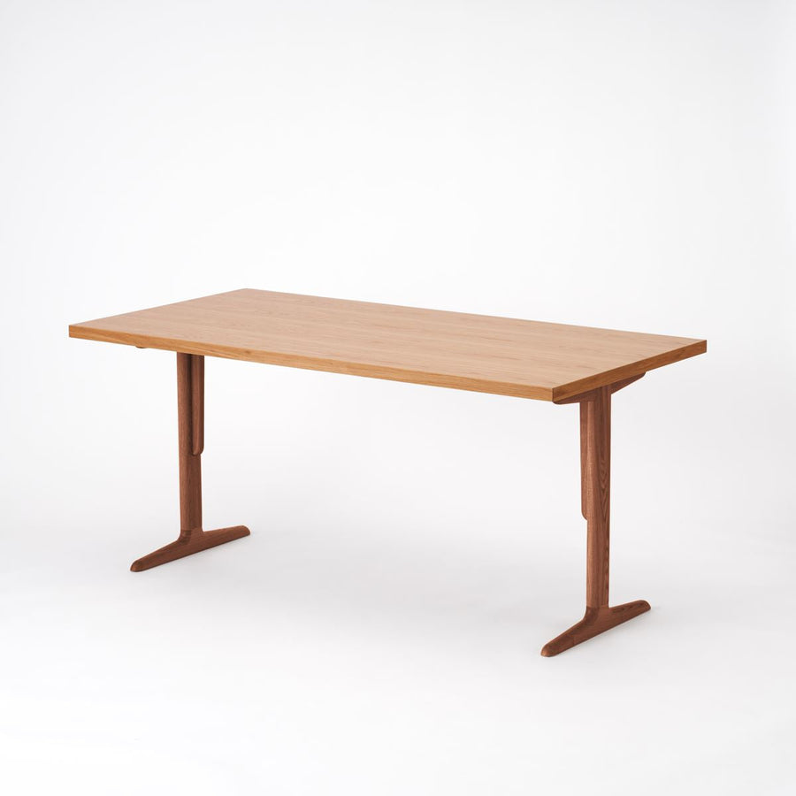 KUUM Table W1600×D800 オーク突板ナチュラル 木脚 T