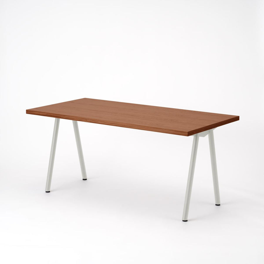 KUUM Table W1600×D800 オーク突板ブラウン 鉄脚 V