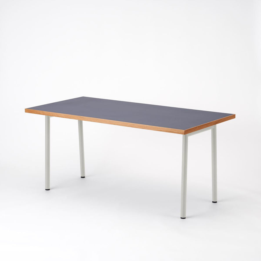 KUUM Table W1600×D800 メラミンネイビー 鉄脚 U