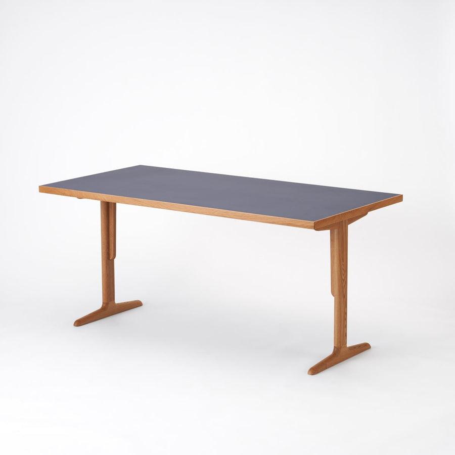 KUUM Table W1600×D800 メラミンネイビー 木脚 T