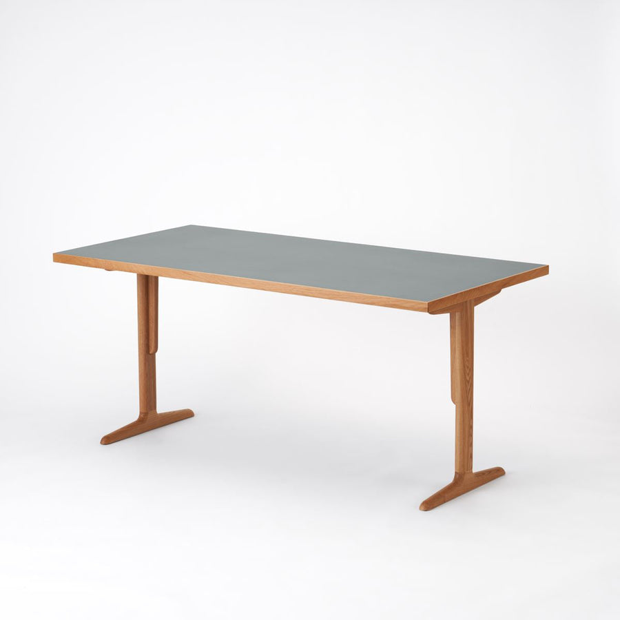 KUUM Table W1600×D800 メラミングレー 木脚 T