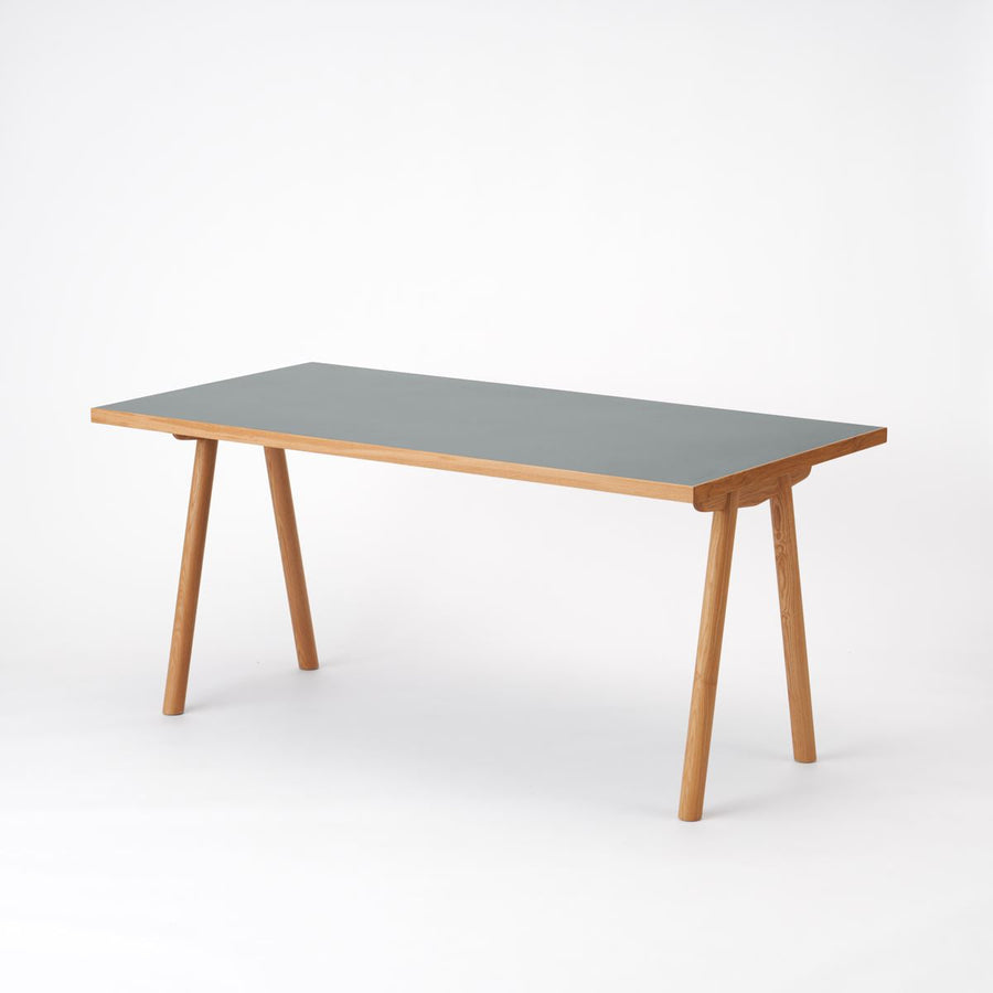 KUUM Table W1600×D800 メラミングレー 木脚 V