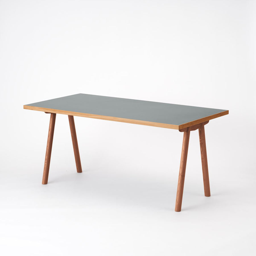 KUUM Table W1600×D800 メラミングレー 木脚 V