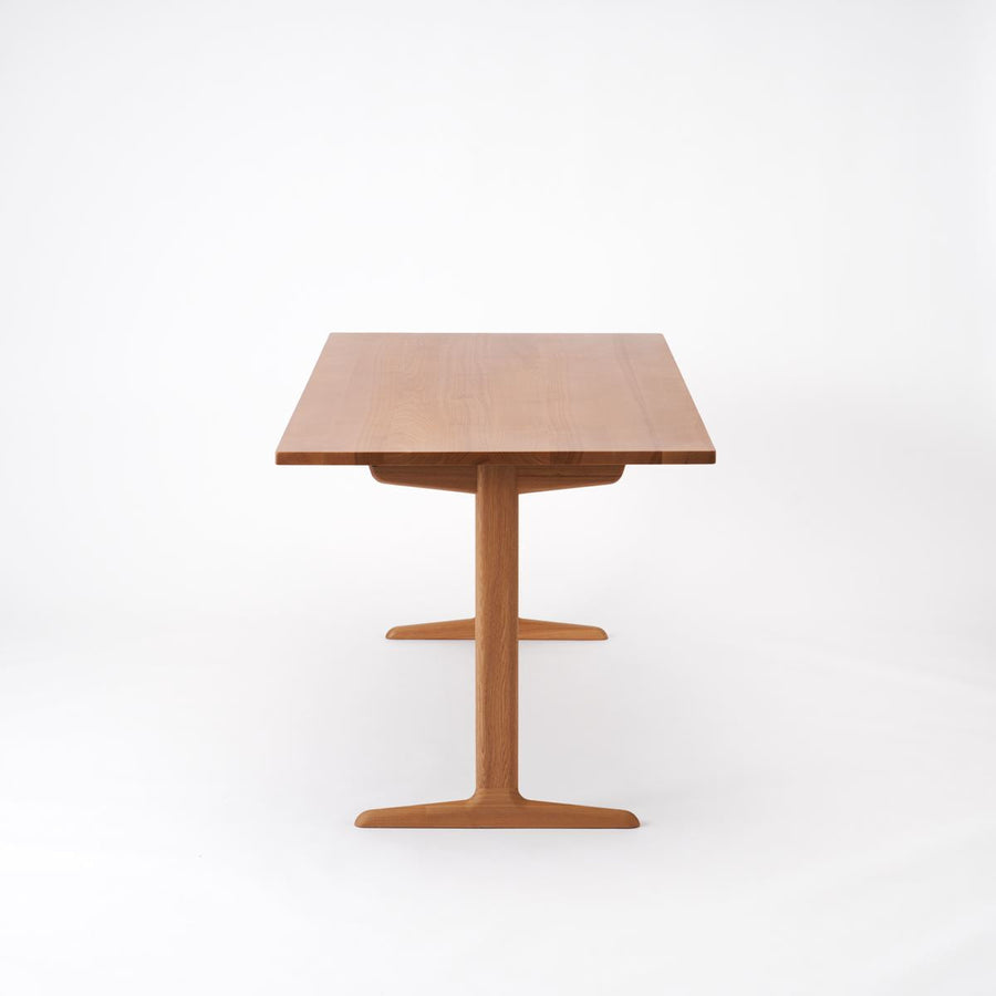 KUUM Table W1800×D800 アッシュ無垢材ナチュラル 木脚 T