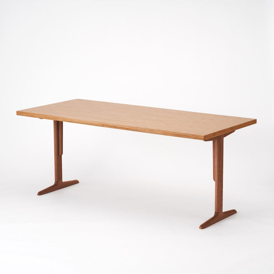 KUUM Table W1800×D800 オーク突板ナチュラル 木脚 T