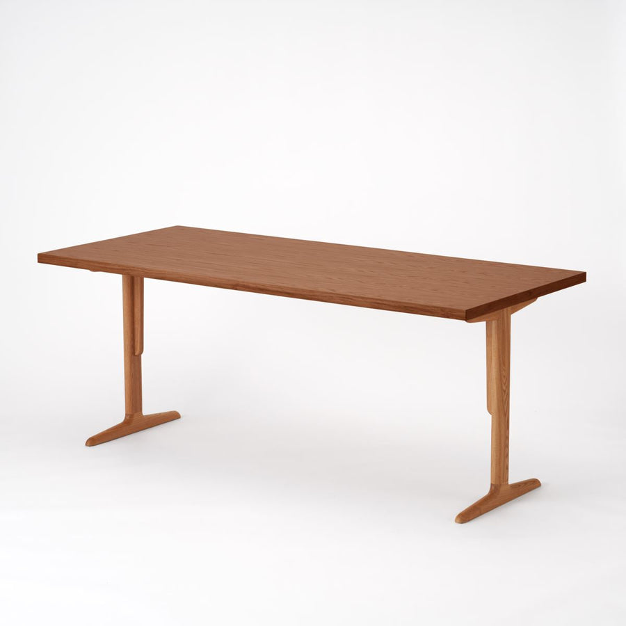 KUUM Table W1800×D800 オーク突板ブラウン 木脚 T