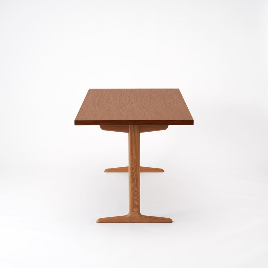 KUUM Table W1800×D800 オーク突板ブラウン 木脚 T