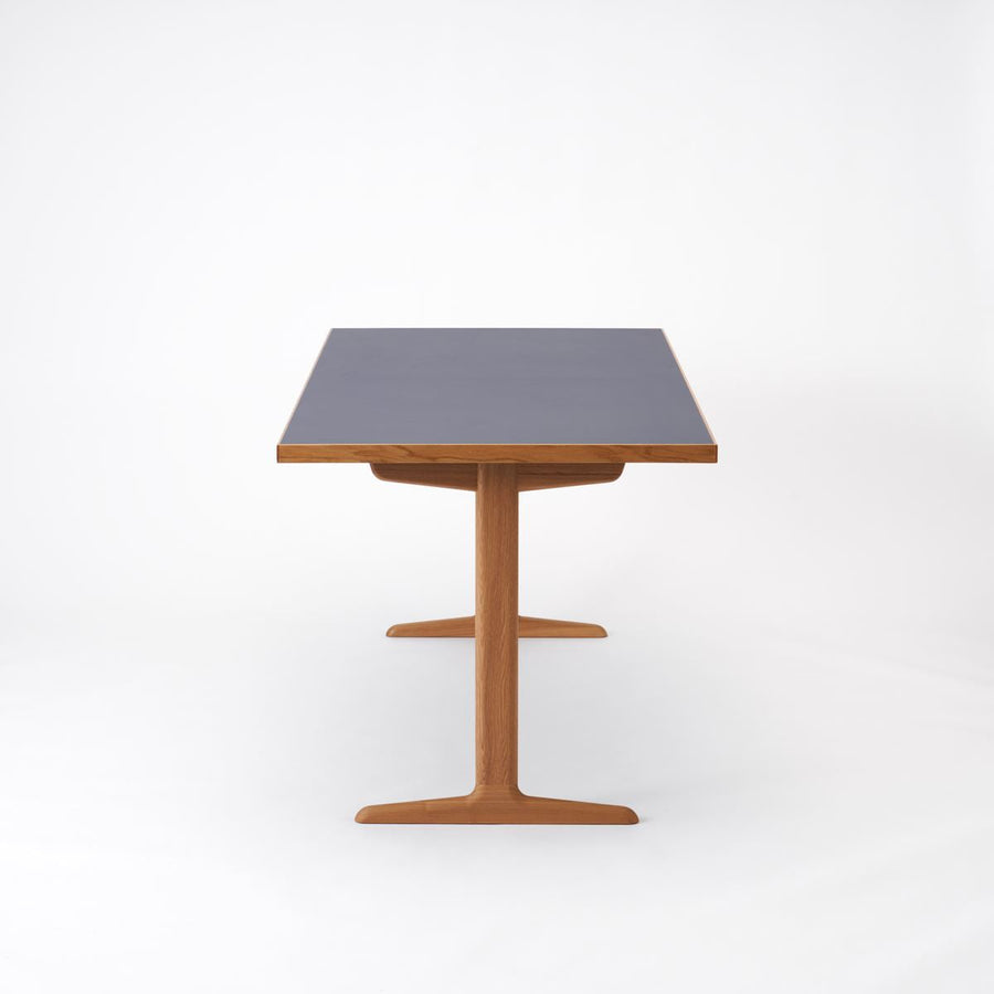 KUUM Table W1800×D800 メラミンネイビー 木脚 T