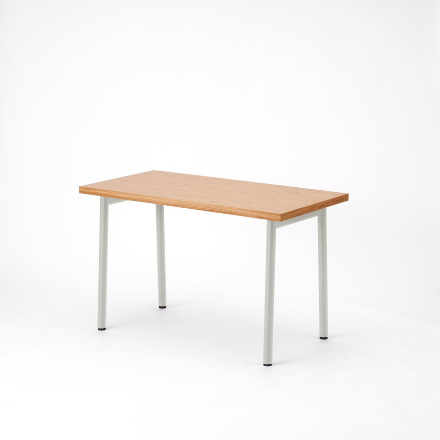 KUUM Table W1200×D600 オーク突板ナチュラル 鉄脚 U
