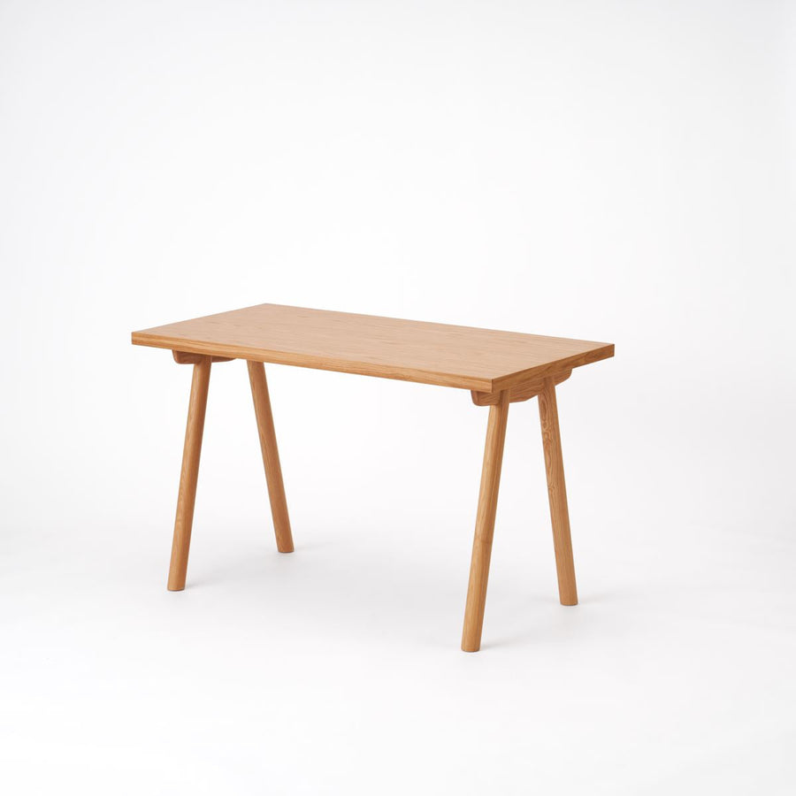 KUUM Table W1200×D600 オーク突板ナチュラル 木脚 V