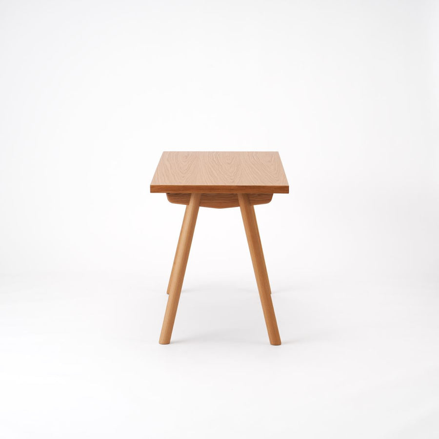 KUUM Table W1200×D600 オーク突板ナチュラル 木脚 V