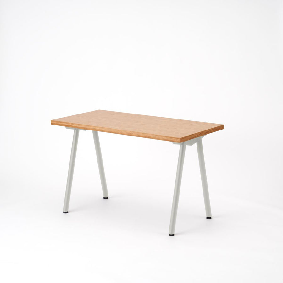 KUUM Table W1200×D600 オーク突板ナチュラル 鉄脚 V