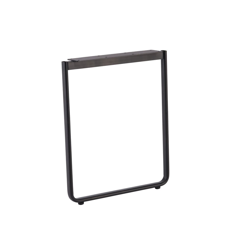 KUUM Table Φ850 オーク突板ナチュラル 鉄脚オーバル