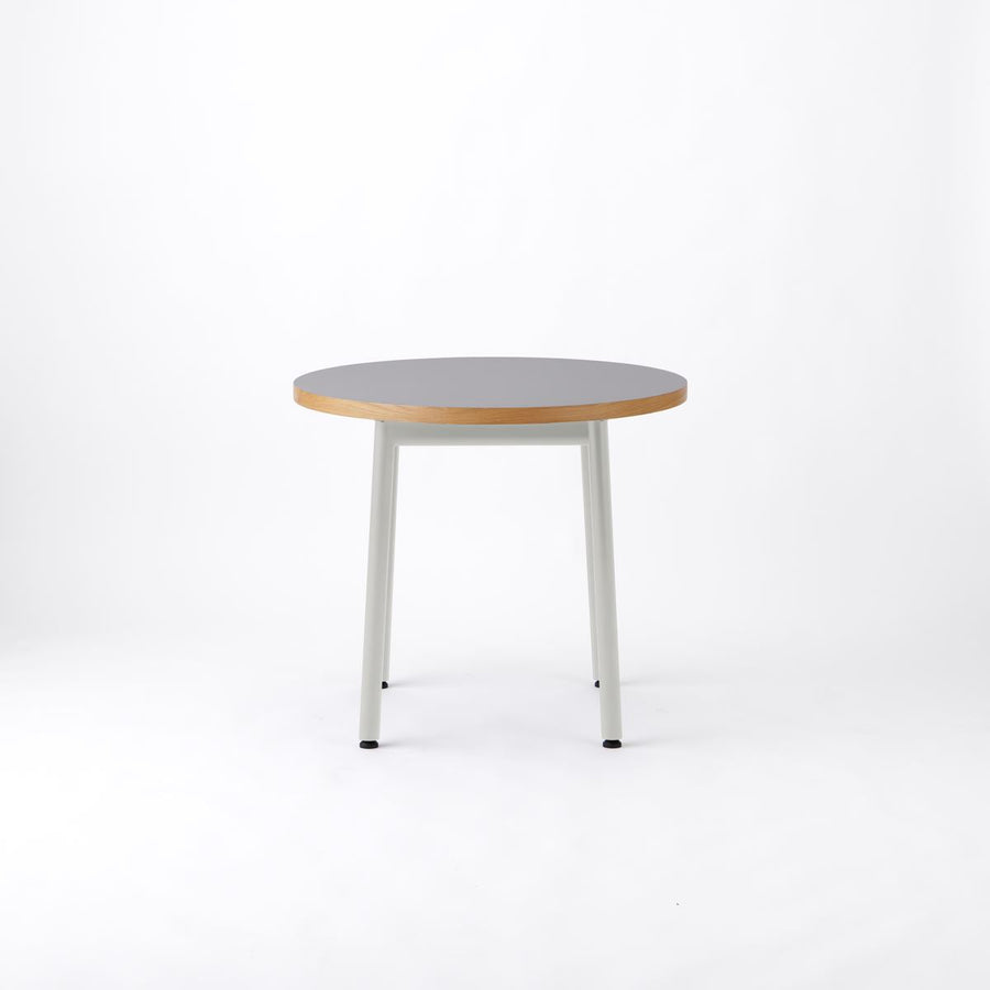 KUUM Table Φ850 メラミングレー 鉄脚 U