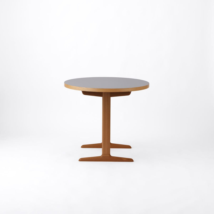 KUUM Table Φ850 メラミングレー 木脚 T