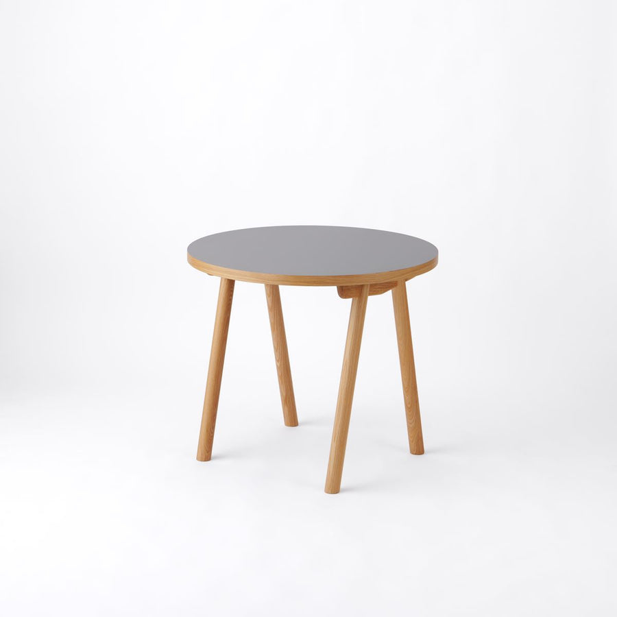 KUUM Table Φ850 メラミングレー 木脚 V