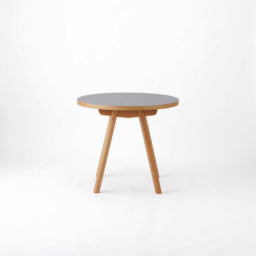 KUUM Table Φ850 メラミングレー 木脚 V