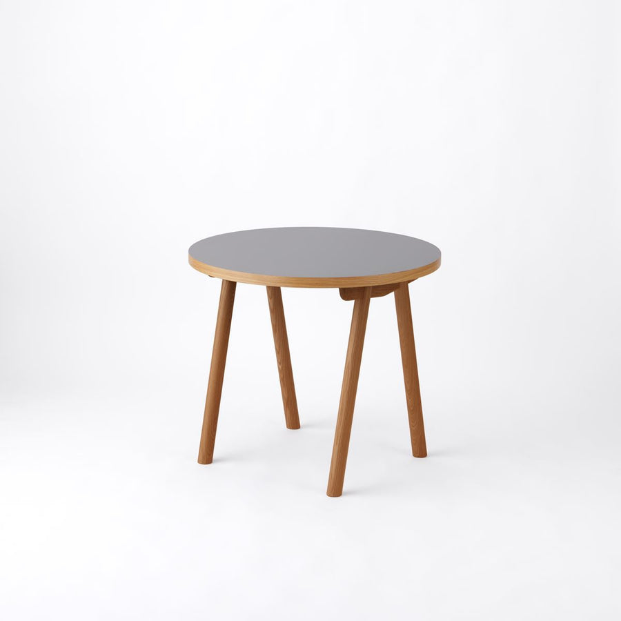 KUUM Table Φ850 メラミングレー 木脚 V