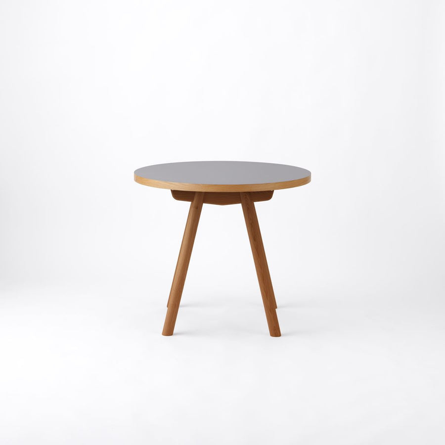 KUUM Table Φ850 メラミングレー 木脚 V