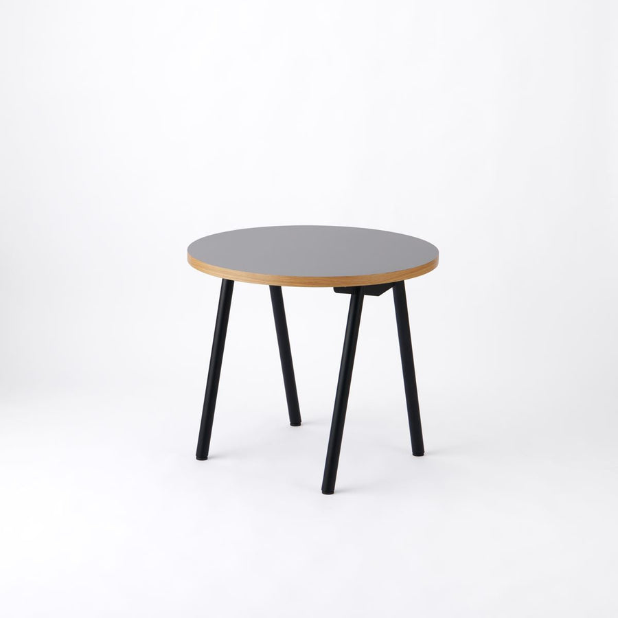 KUUM Table Φ850 メラミングレー 鉄脚 V