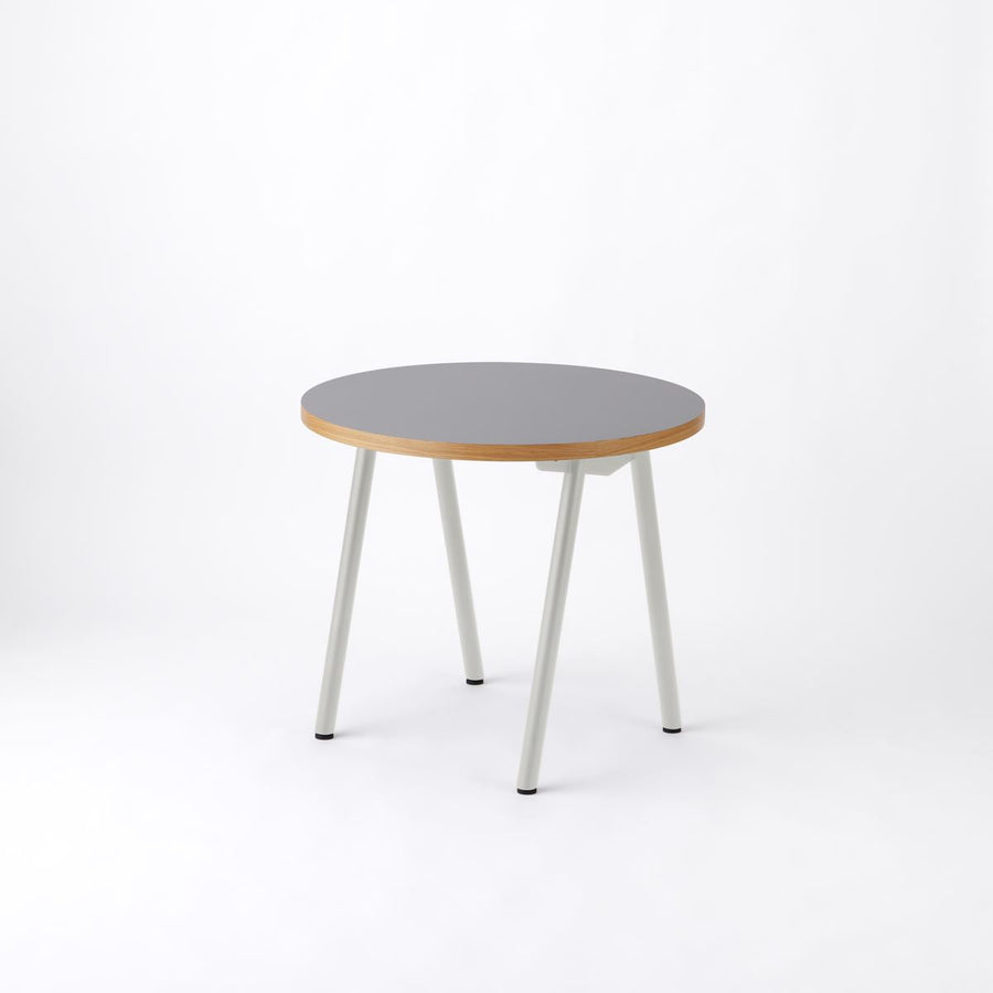 KUUM Table Φ850 メラミングレー 鉄脚 V