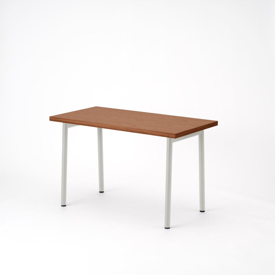 KUUM Table W1200×D600 オーク突板ブラウン 鉄脚 U