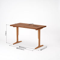 ENEN KUUM table w1200×d600 オーク突板ブラウン ENEN(エネン) KUUM Table W1200×D600 オーク突板ブラウン 木脚 T