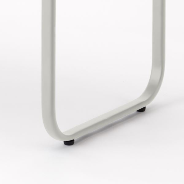 KUUM Table W1200×D600 オーク突板ブラウン 鉄脚オーバル