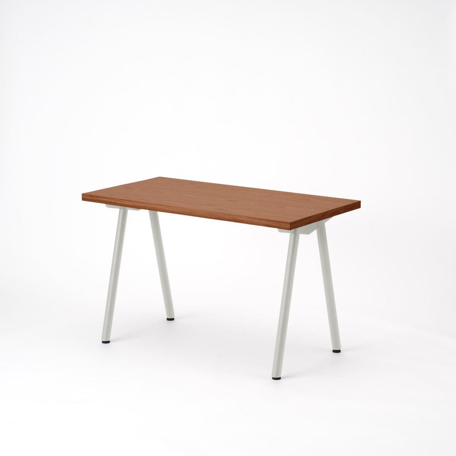 KUUM Table W1200×D600 オーク突板ブラウン 鉄脚 V