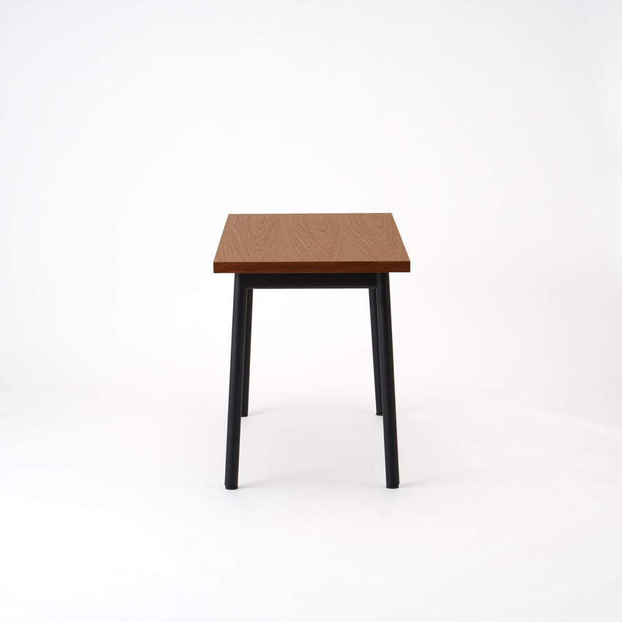 KUUM Table W1200×D600 オーク突板ブラウン 鉄脚 U