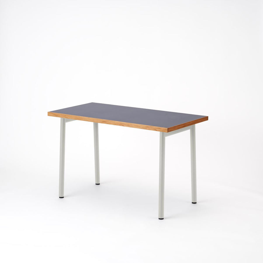 KUUM Table W1200×D600 メラミンネイビー 鉄脚 U