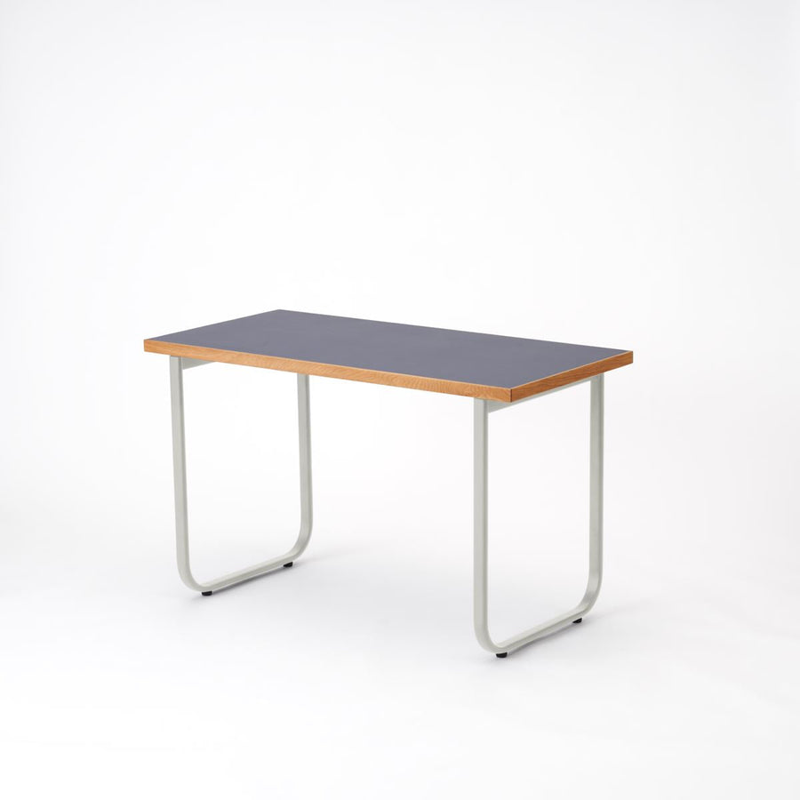 KUUM Table W1200×D600 メラミンネイビー 鉄脚オーバル