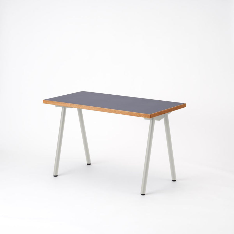 KUUM Table W1200×D600 メラミンネイビー 鉄脚 V