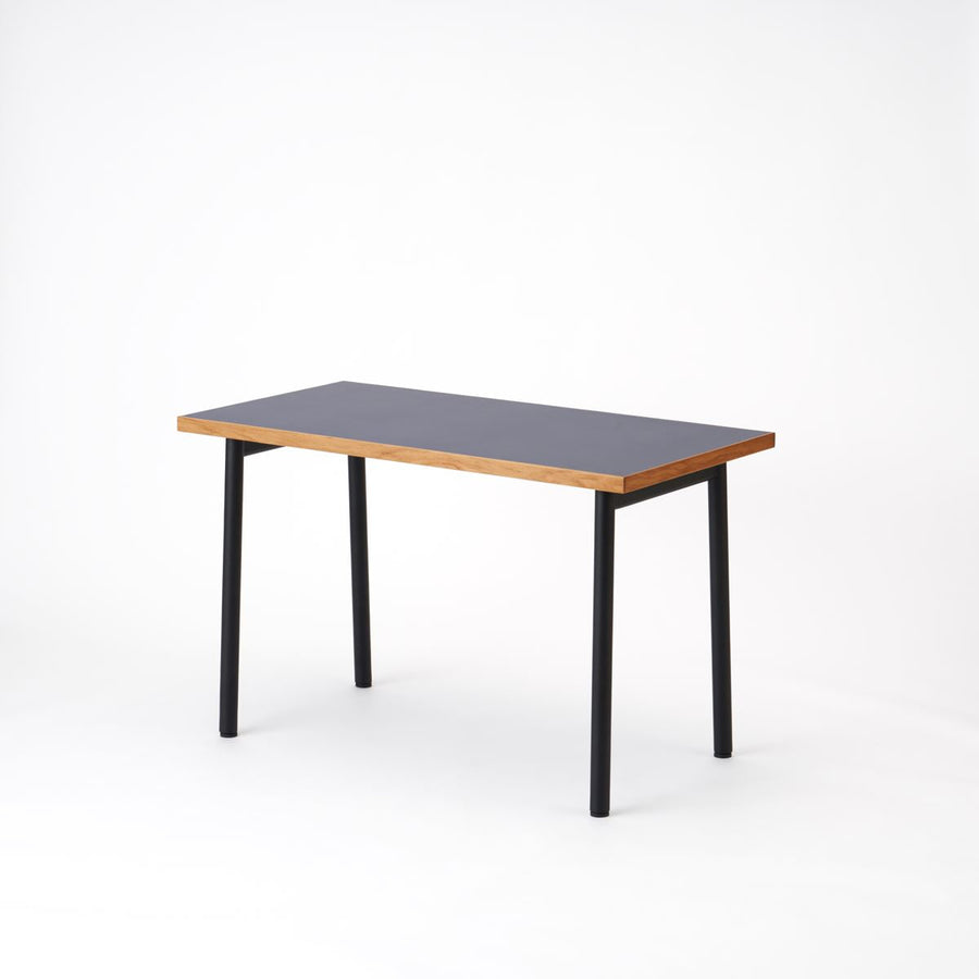 KUUM Table W1200×D600 メラミンネイビー 鉄脚 U