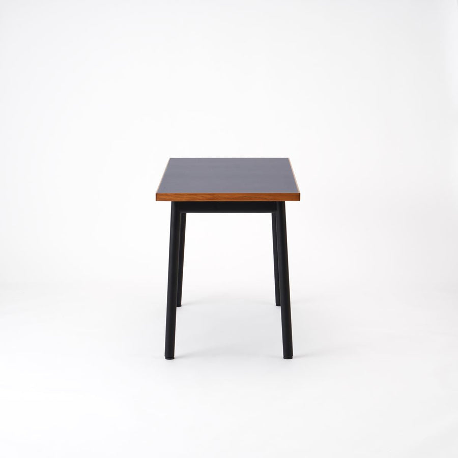 KUUM Table W1200×D600 メラミンネイビー 鉄脚 U