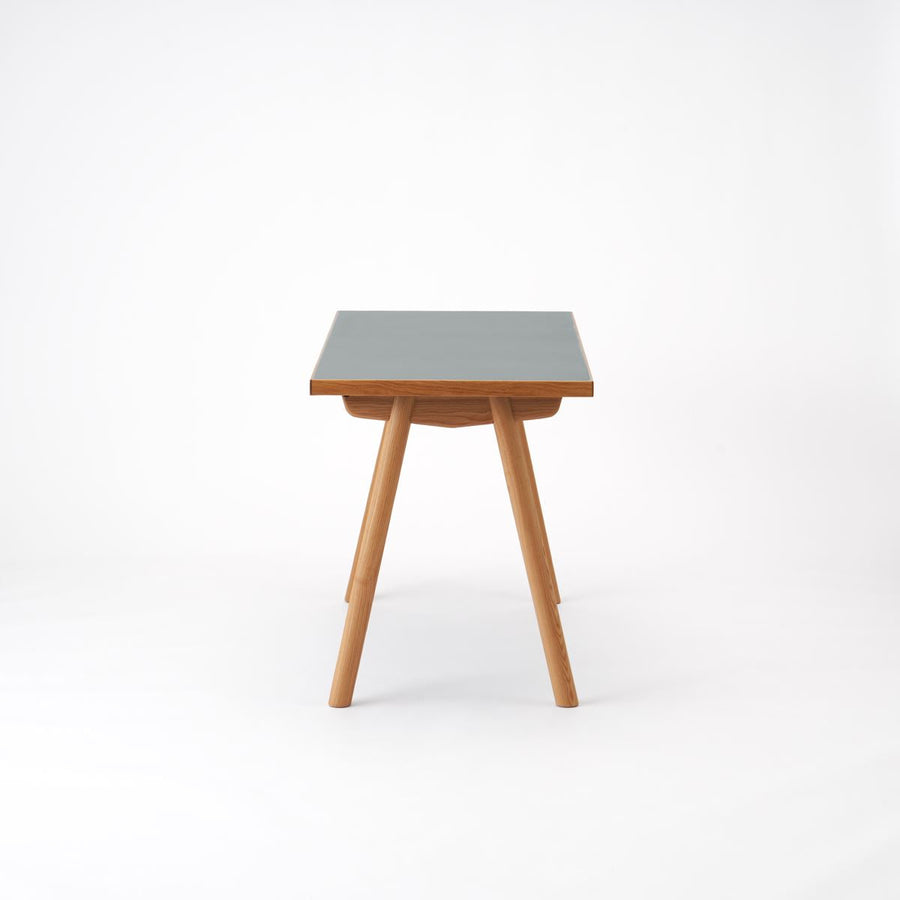 KUUM Table W1200×D600 メラミングレー 木脚 V