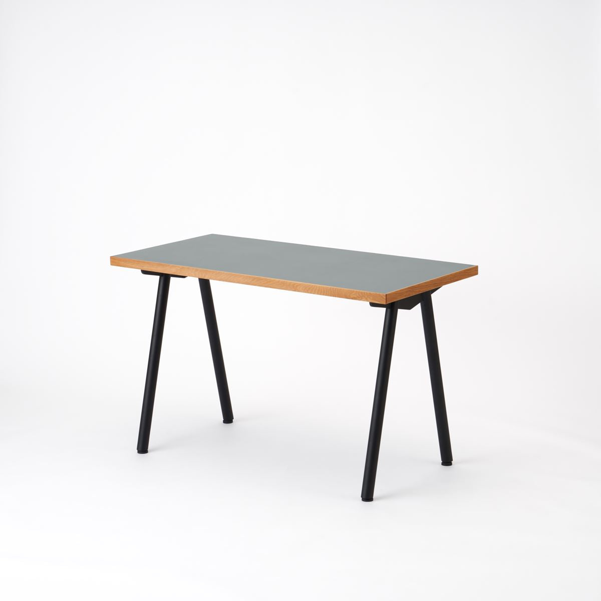 ENEN KUUM table w1200×d600 メラミングレー ENEN(エネン) KUUM Table W1200×D600 メラミングレー 鉄脚 V ｜ENEN