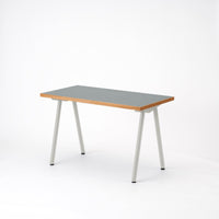 ENEN(エネン) KUUM Table W1200×D600 メラミングレー 鉄脚 V ｜ENEN