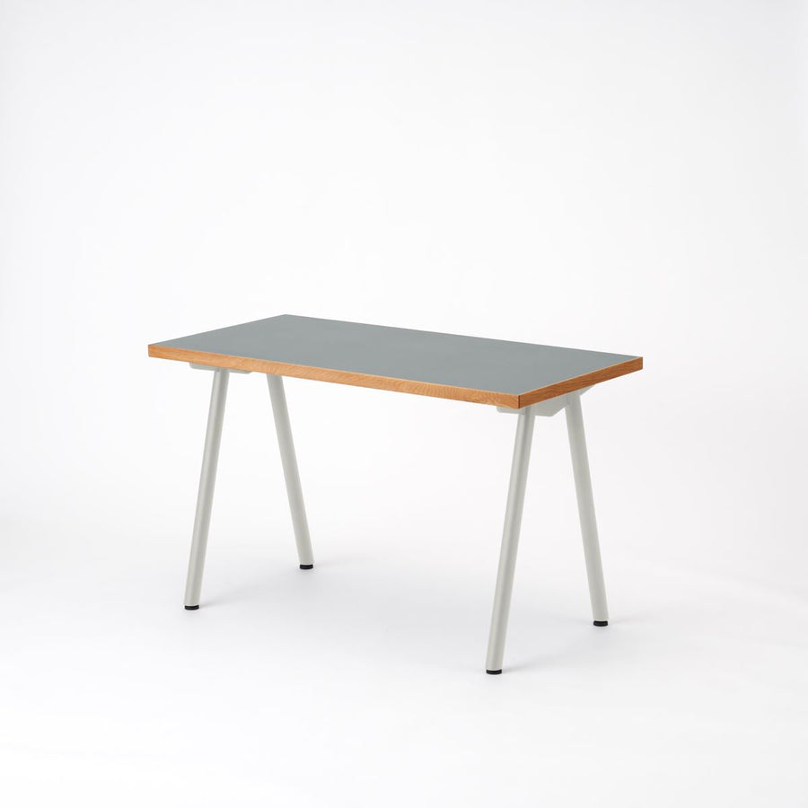 KUUM Table W1200×D600 メラミングレー 鉄脚 V