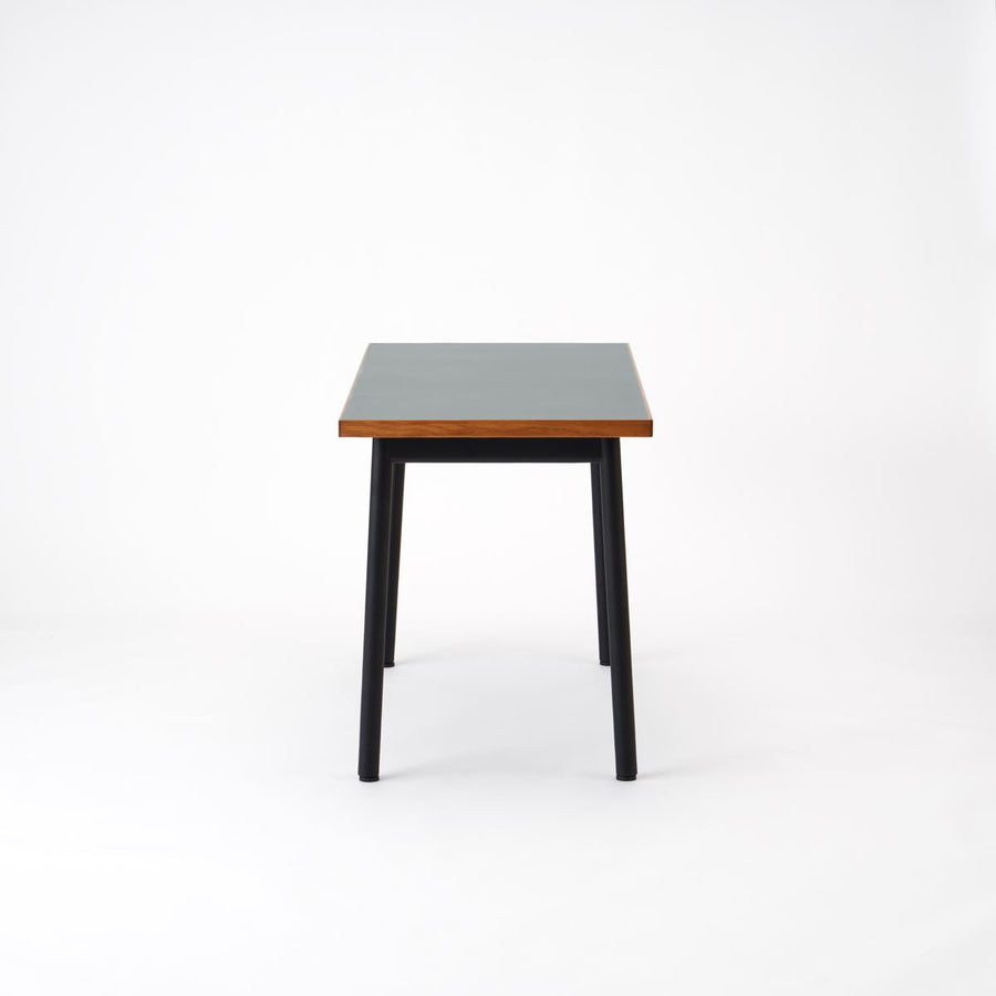 KUUM Table W1200×D600 メラミングレー 鉄脚 U